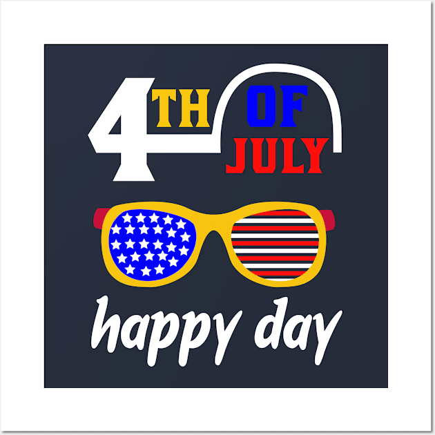 boys 4th of july 2020 happy day Wall Art by loveshop